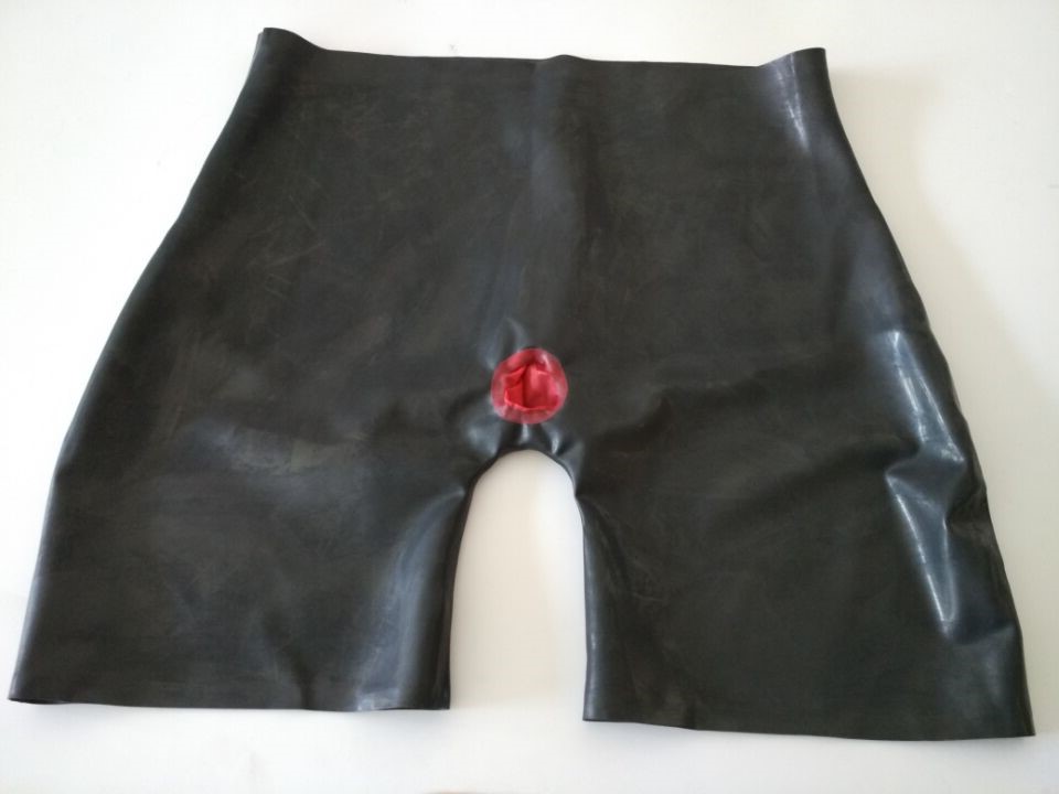 Boyshort Underwear - Handmade Men Latex Rubber Fetish Shorts
