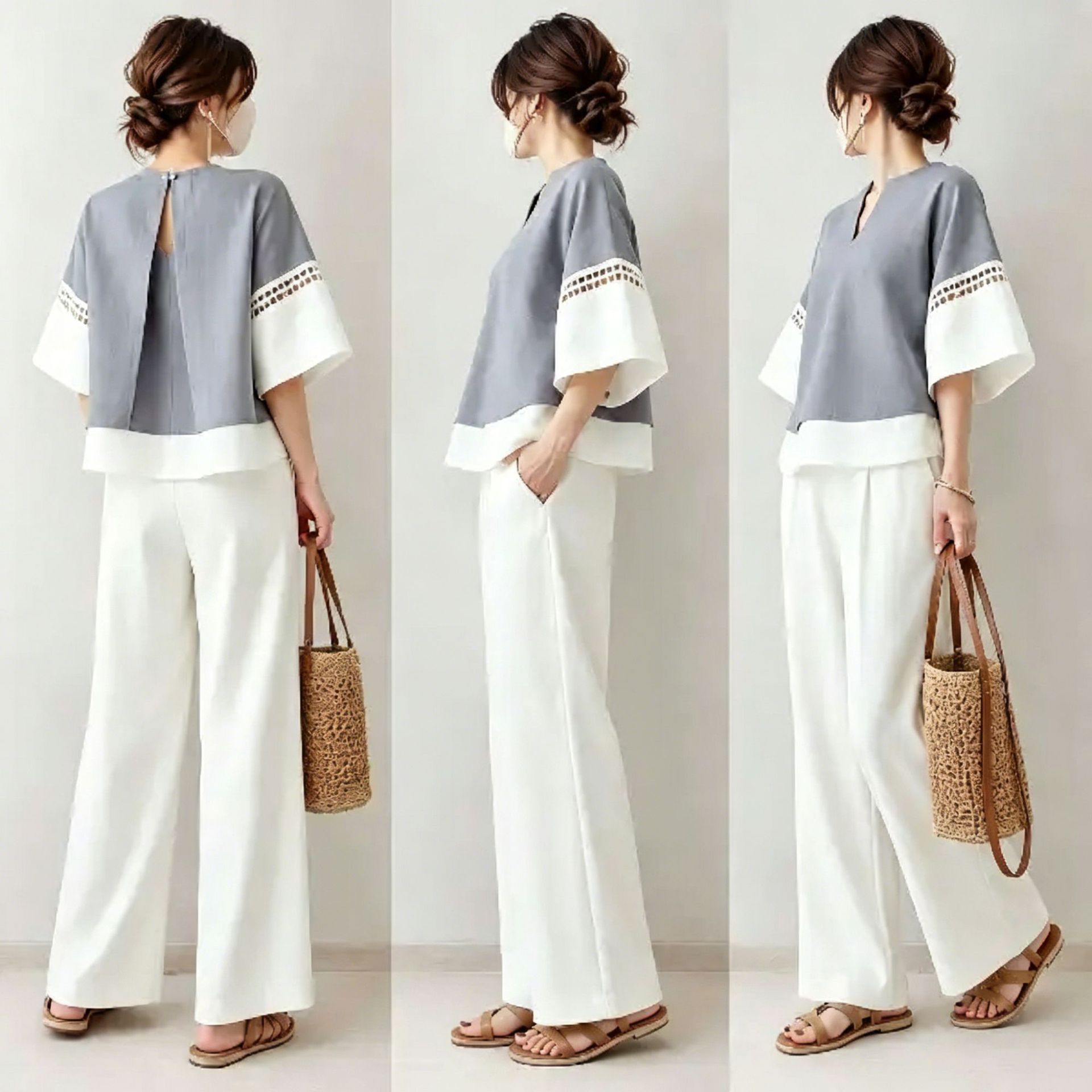 2026 New Two-piece Set: V-neck - Robe Silk Women 评论和价格