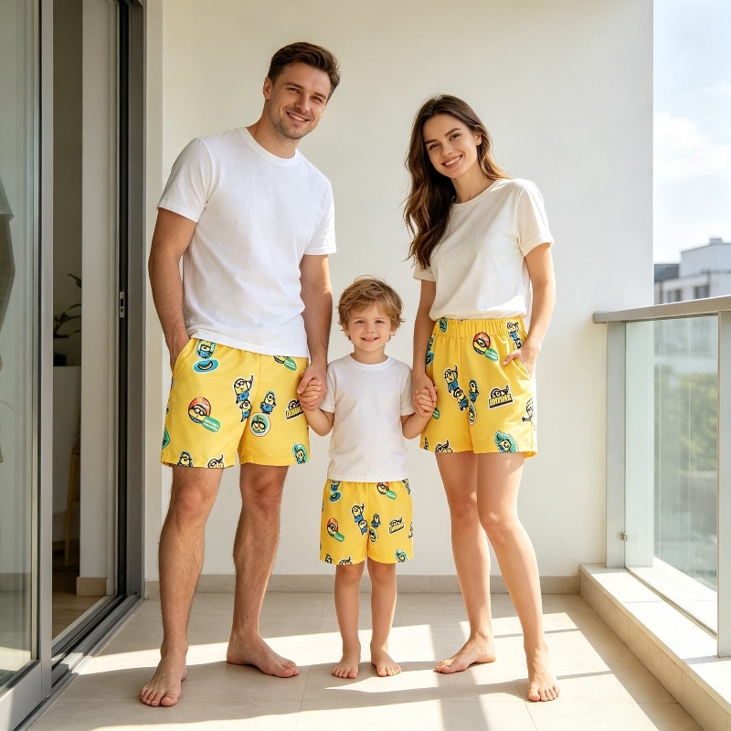 Boys Minions Printed Swim Shor - Boyshort Underwear 评论和价格