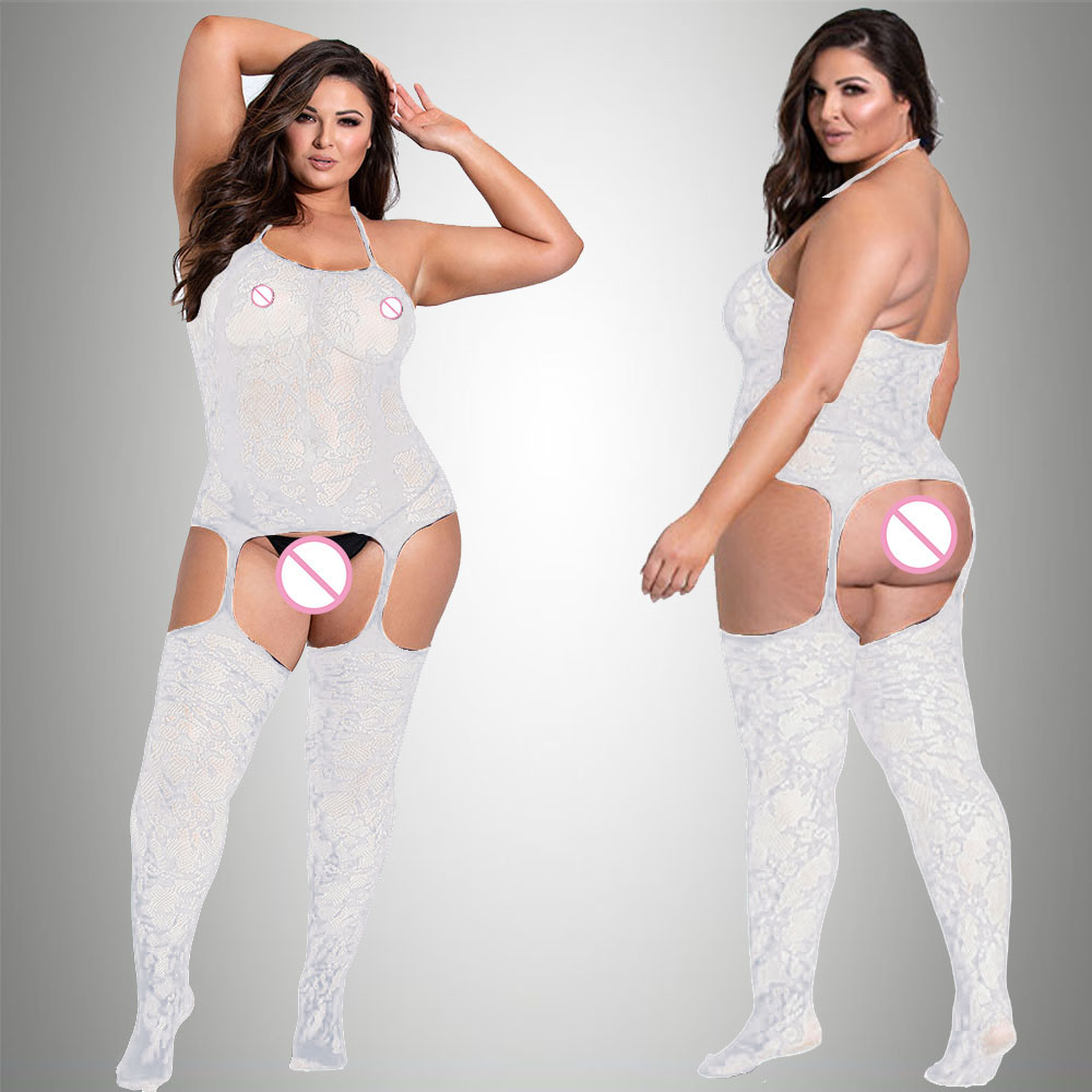 New Plus Size Bodystocking Bod - Bodystocking Fishnet 评论和价格