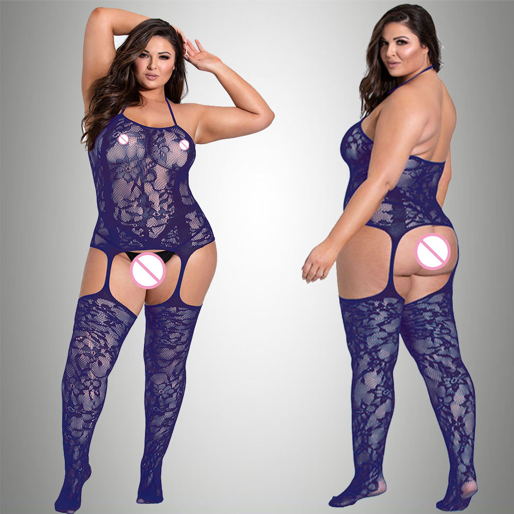 New Plus Size Bodystocking Bod - Bodystocking Fishnet 评论和价格