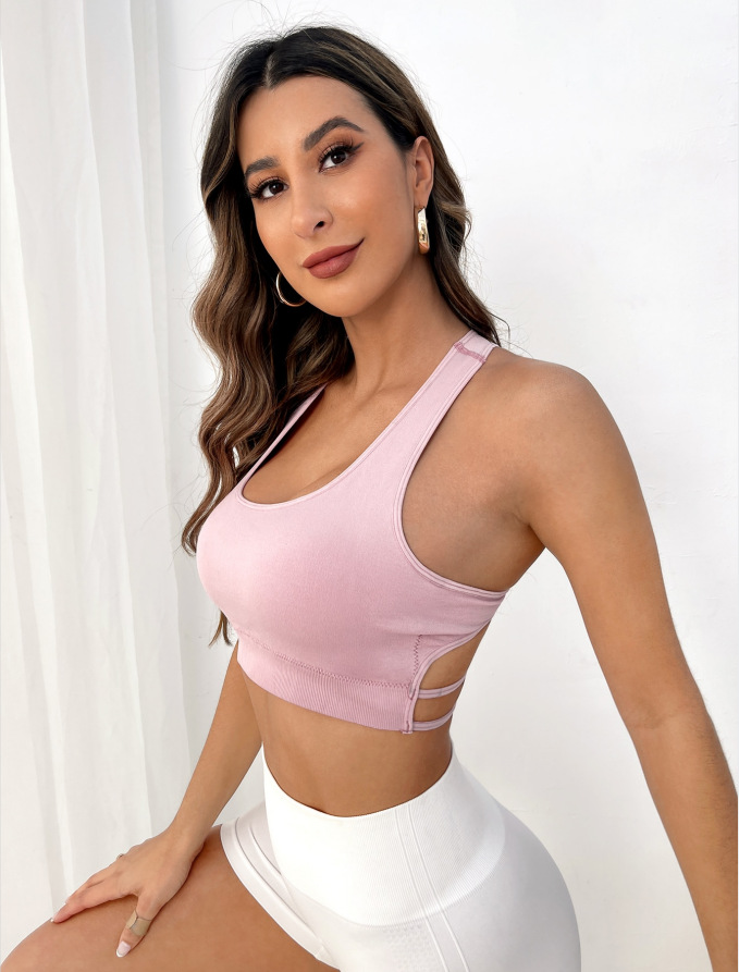 Breathable Sports Bra Fitness  - Push Up Bra Padded 评论和价格