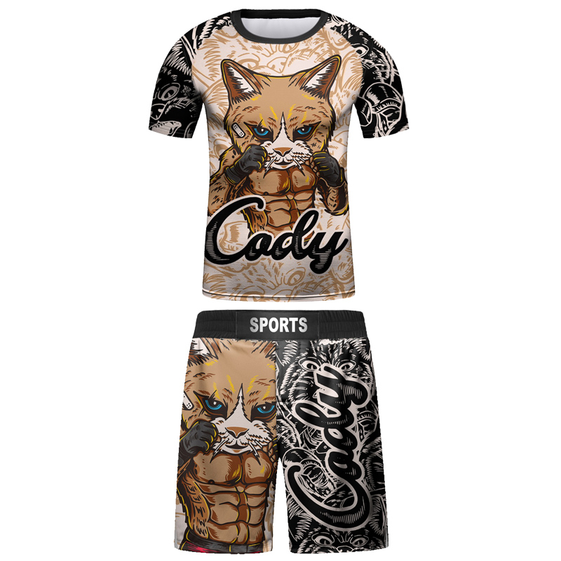 Kids Bjj Rashguard Jiu  T-shir - Boyshort Underwear 评论和价格